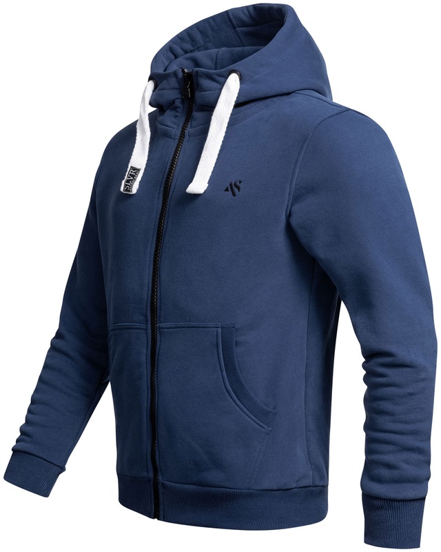Alessandro Salvarini Sweatjacke »ASVinzent« warmer Hoodie