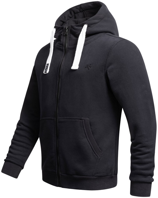Alessandro Salvarini Sweatjacke »ASVinzent« warmer Hoodie