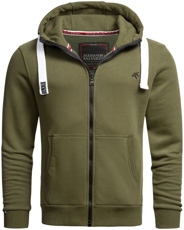 Alessandro Salvarini Sweatjacke »ASVinzent« warmer Hoodie