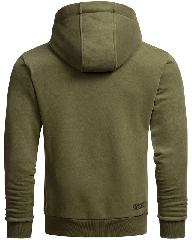 Alessandro Salvarini Sweatjacke »ASVinzent« warmer Hoodie