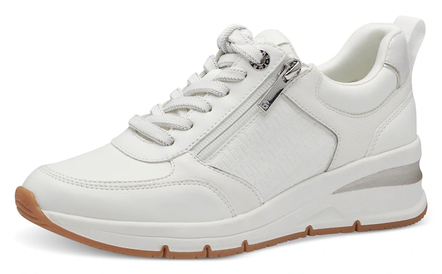 Tamaris Keilsneaker , Freizeitschuh, Halbschuh, Schnürschuh mit Außenreißverschluss