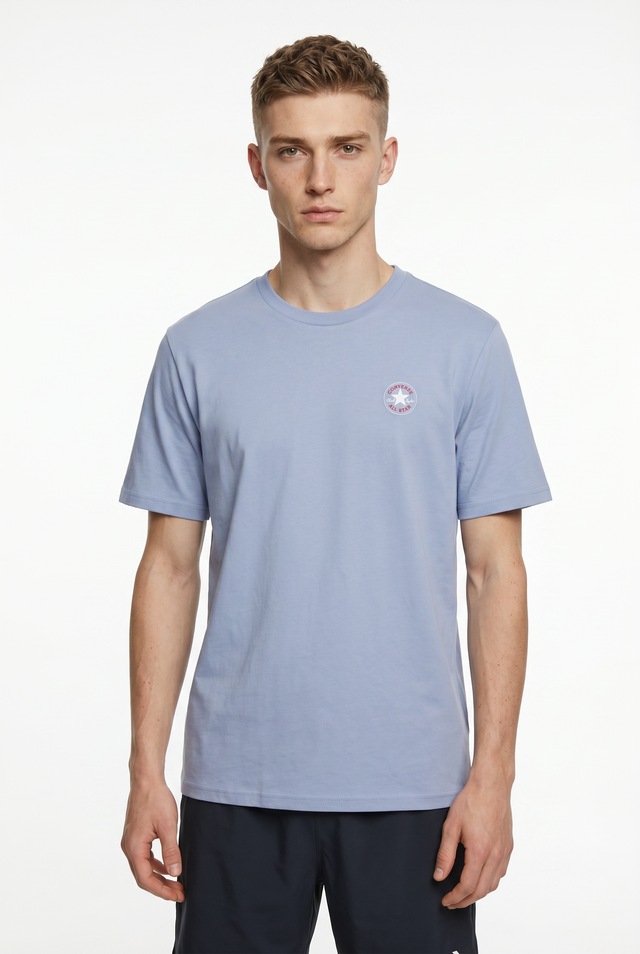 Converse T-Shirt »GO-TO MINI PATCH T-SHIRT« mit Logodruck, Kurzarm, aus Baumwoll-Jersey