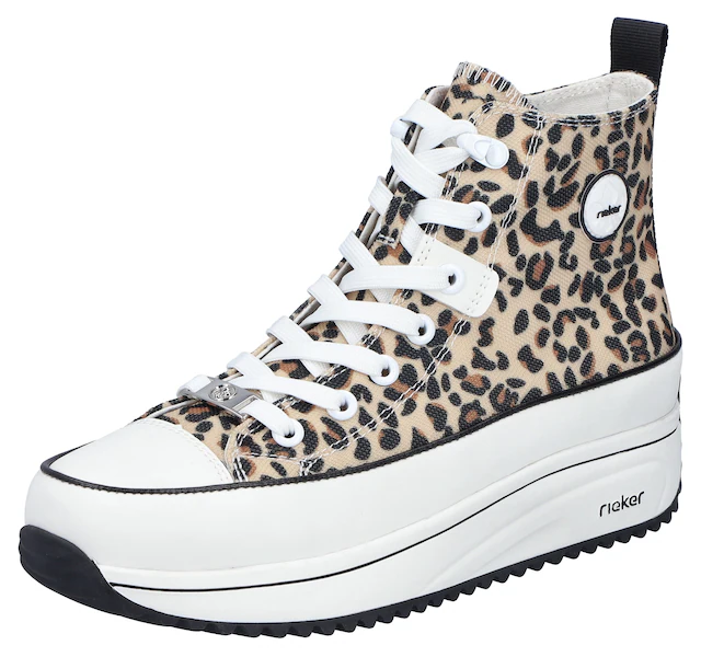 Rieker Plateausneaker High Top-Sneaker, Schnürboots in bequemer Form