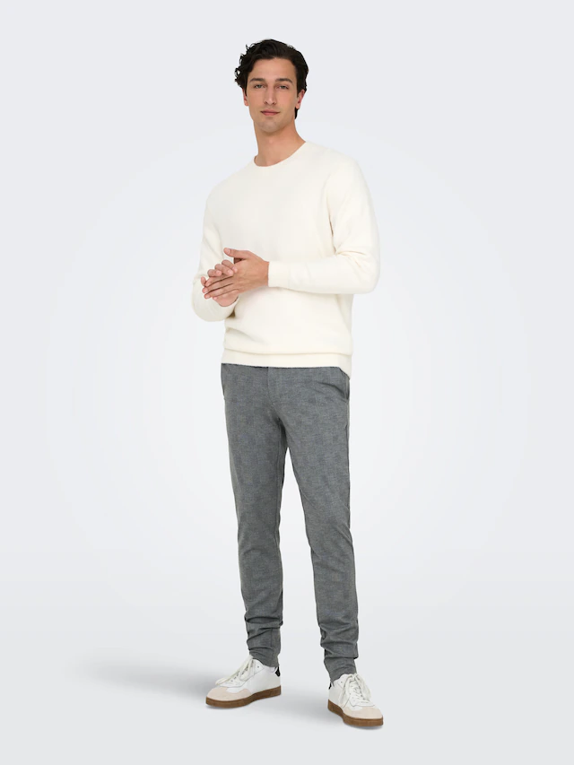ONLY & SONS Chinohose »ONSMARK SLIM CHECK 020919 PANT NOOS«