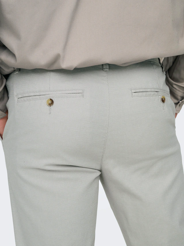 ONLY & SONS »ONSMARK PETE SLIM DOBBY 0058 PANT NOOS«