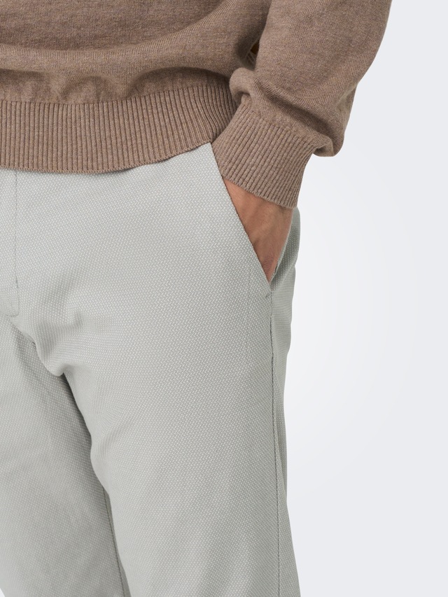 ONLY & SONS »ONSMARK PETE SLIM DOBBY 0058 PANT NOOS«