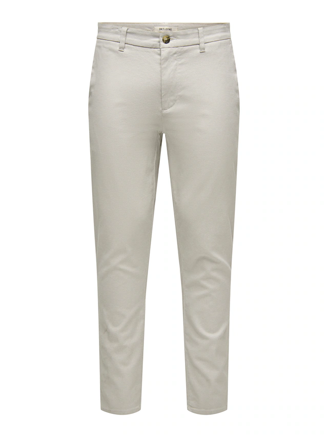 ONLY & SONS »ONSMARK PETE SLIM DOBBY 0058 PANT NOOS«