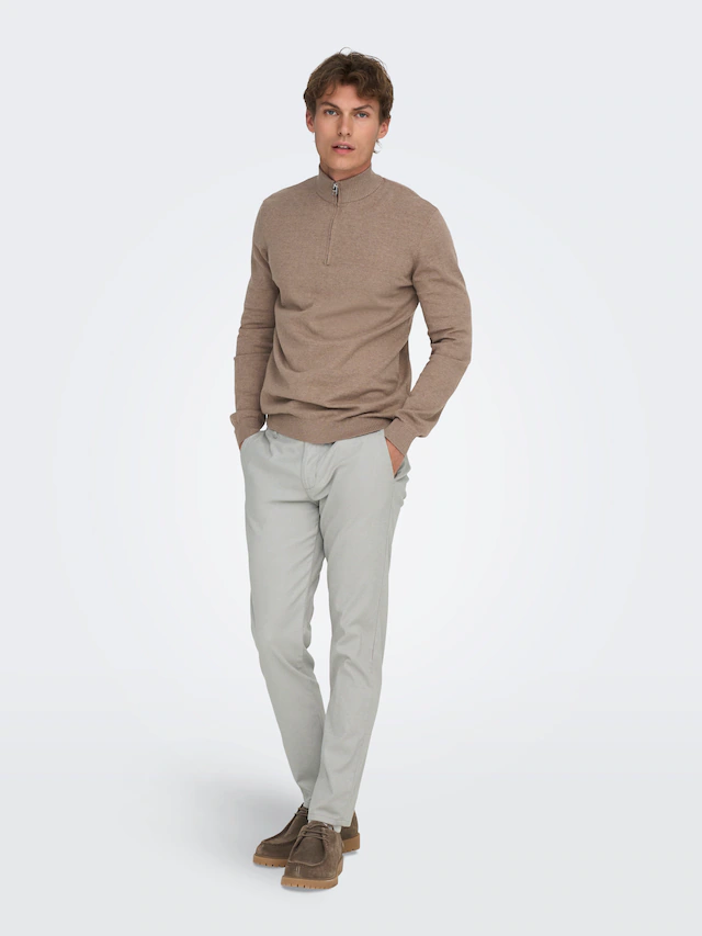 ONLY & SONS »ONSMARK PETE SLIM DOBBY 0058 PANT NOOS«