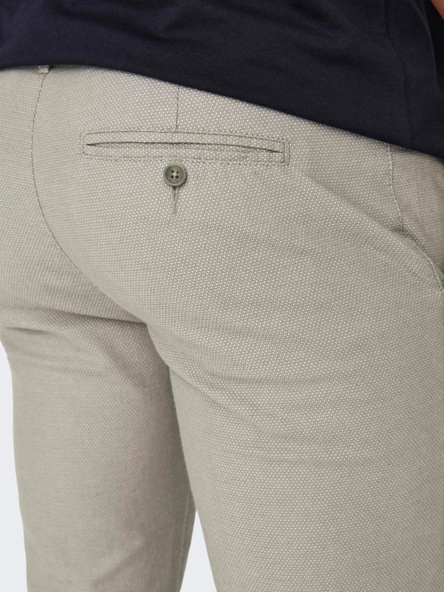 ONLY & SONS »ONSMARK PETE SLIM DOBBY 0058 PANT NOOS«