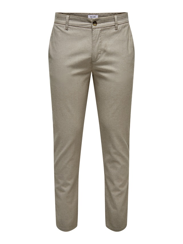 ONLY & SONS »ONSMARK PETE SLIM DOBBY 0058 PANT NOOS«