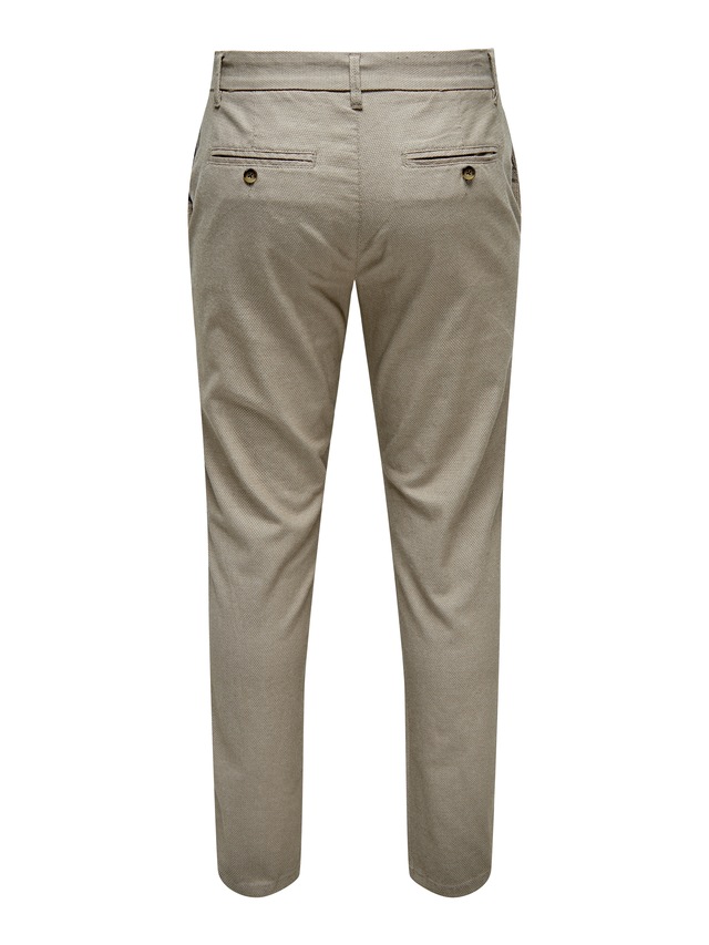 ONLY & SONS »ONSMARK PETE SLIM DOBBY 0058 PANT NOOS«
