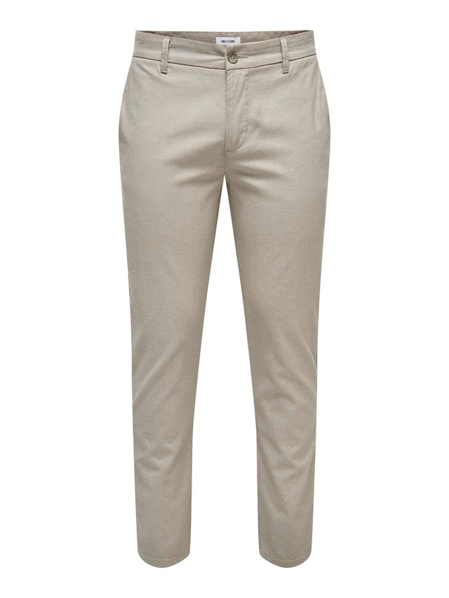 ONLY & SONS »ONSMARK PETE SLIM DOBBY 0058 PANT NOOS«