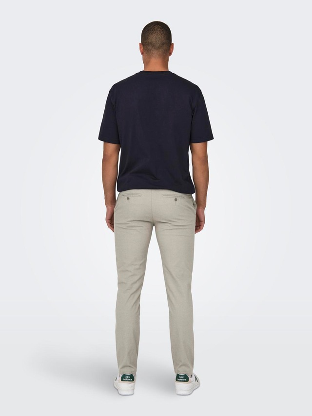 ONLY & SONS »ONSMARK PETE SLIM DOBBY 0058 PANT NOOS«