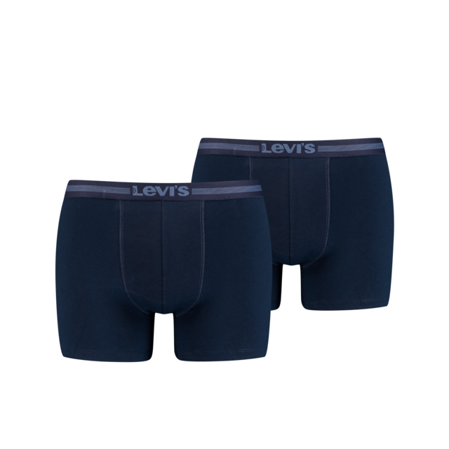 Levi's® Boxershorts »LEVIS MEN TENCEL BOXER BRIEF 2P« Packung, 2 Stk. mit breitem Logobund