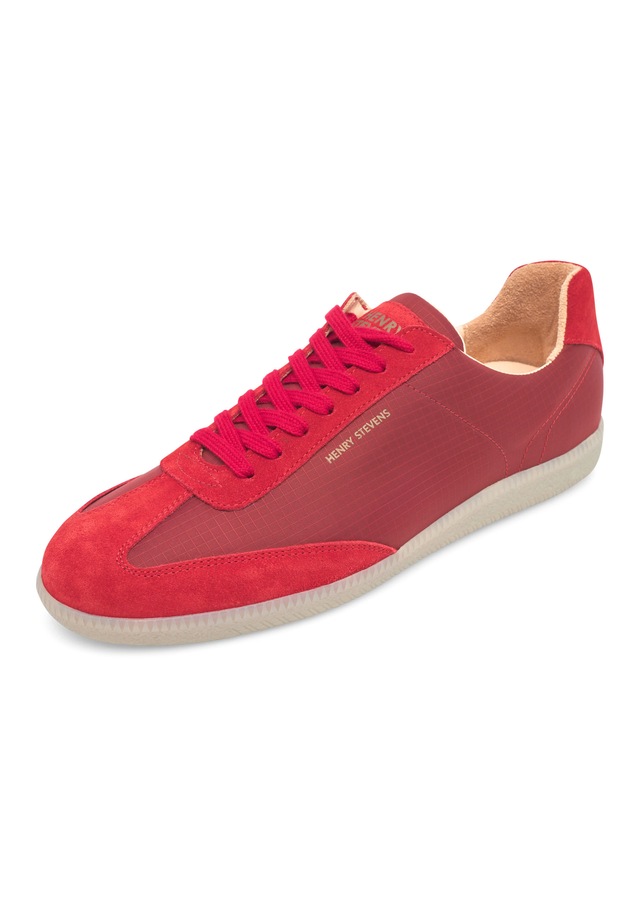 Henry Stevens Sneaker »Travis TIS Herrensneaker« Halbschuh Leder handgefertigt, sportlicher Freizeitschuh Herren