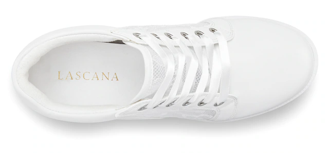 LASCANA Stiefelette »Freizeitschuh, Halbschuh, Keilstiefelette, Sneaker,« mit innenliegendem Keilabsatz und eleganten Spitzendetails