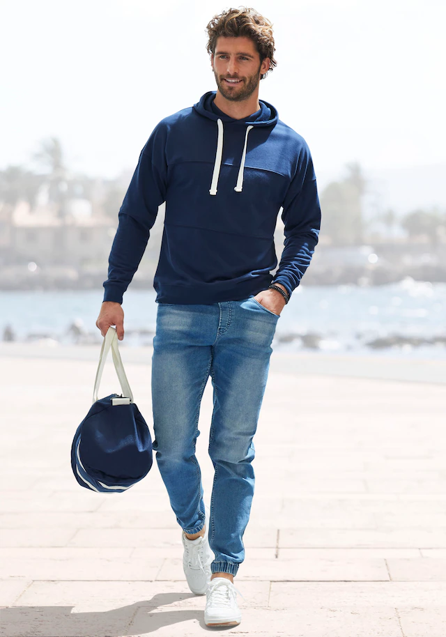 John Devin Jogger Pants »Jogg Pants« Joggpants mit elastischem Bund aus weicher Stretch-Qualität