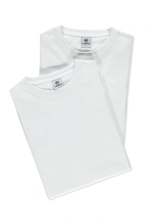 LERROS T-Shirt »Rundhals Doppelpack T-Shirt in Premium Baumwollqualität«