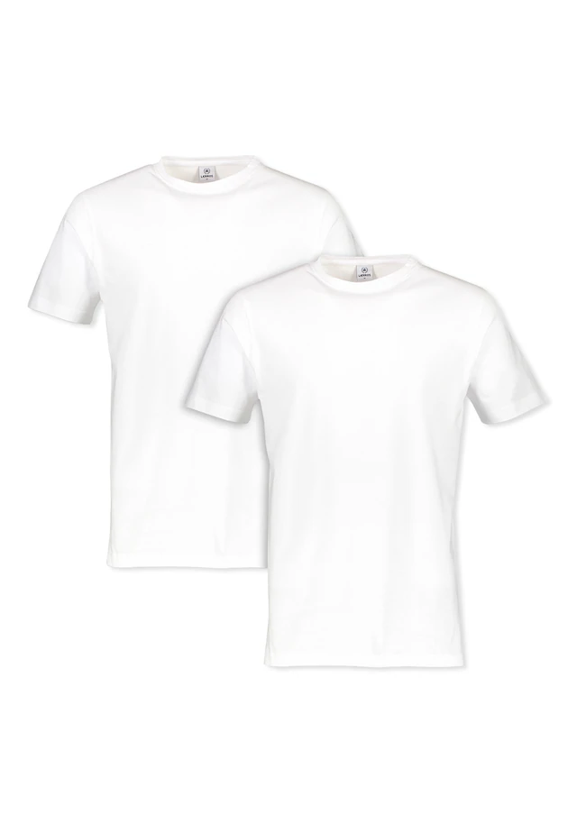 LERROS T-Shirt »Rundhals Doppelpack T-Shirt in Premium Baumwollqualität«