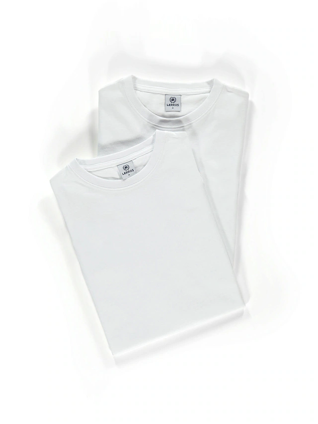 LERROS T-Shirt »Rundhals Doppelpack T-Shirt in Premium Baumwollqualität«