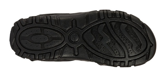 Geox Sandale »UOMO SANDAL STRADA C« , Sommerschuh, Klettschuh, Outdoorsandale, mit Lederfußbett