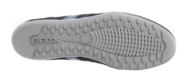 Geox Sneaker »U WELLS C« Casual Schuh, Schnürschuh mit Logoverzierung