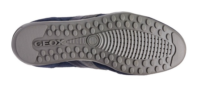Geox Sneaker »U WELLS C« Casual Schuh, Schnürschuh mit Logoverzierung