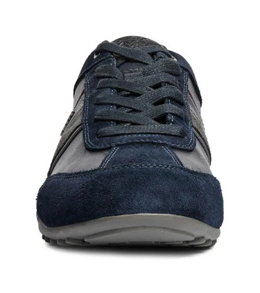Geox Sneaker »U WELLS C« Casual Schuh, Schnürschuh mit Logoverzierung