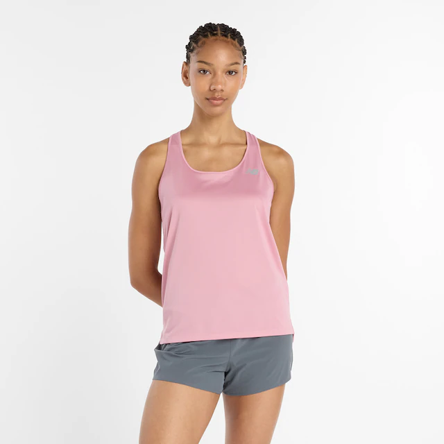 New Balance Tanktop »Sport Essentials Tank Womens TOP-36325« mit Ringerrücken, ärmellos, aus Polyester, lockere Passform