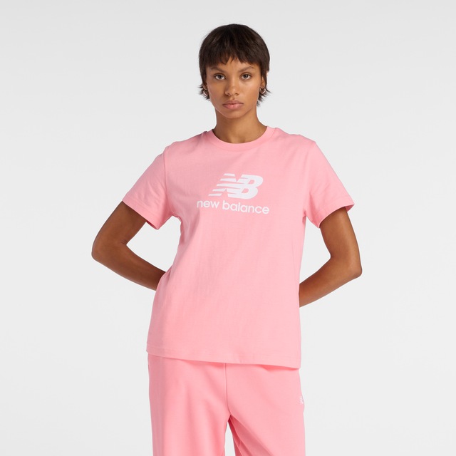 New Balance T-Shirt »SPORT ESSENTIALS JERSEY LOGO T-SHIRT« Kurzarm, mit Rundhalsausschnitt, aus Baumwolle, normale Länge