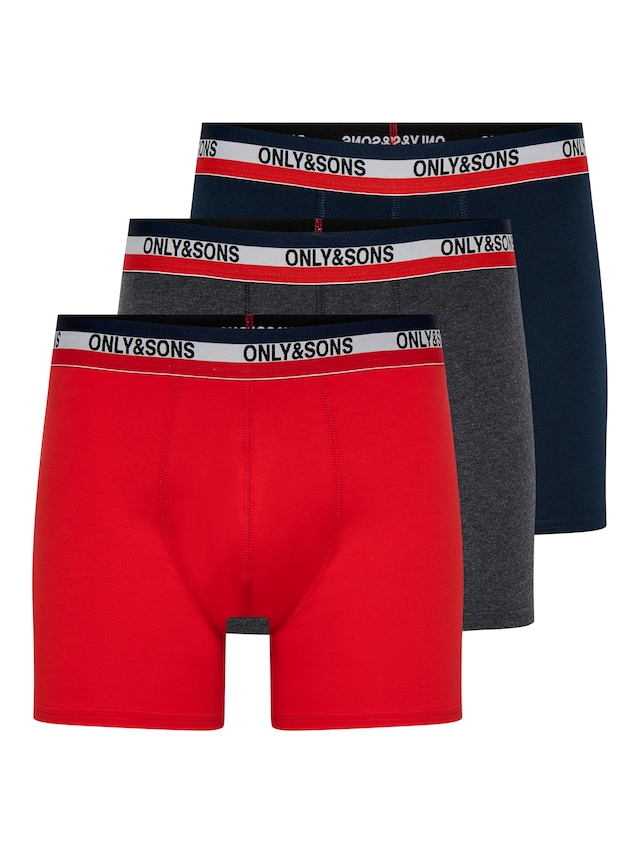 ONLY & SONS Trunk »ONSFITZ SOLID BLACK TRUNK 3PACK NOOS« Packung, 3 Stk.