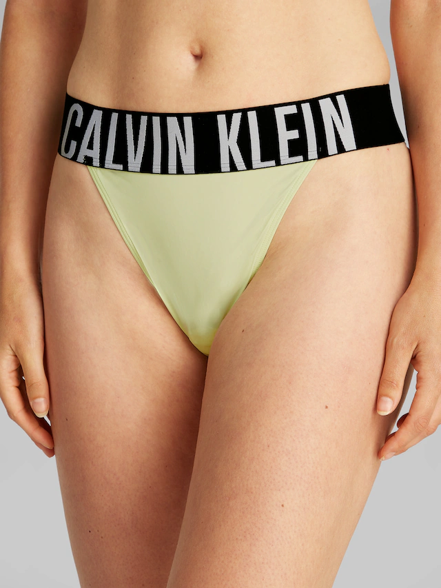 Calvin Klein Underwear String »HIGH LEG THONG« mit großem Logo