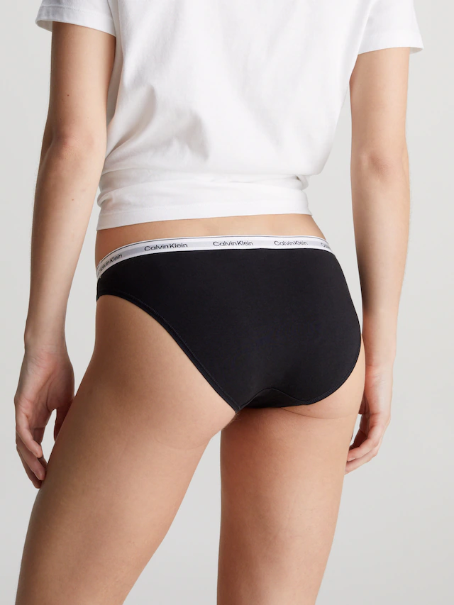 Calvin Klein Underwear Bikinislip »3 PACK BIKINI (LOW-RISE)« 3 Stk. Low Rise mit Logobund