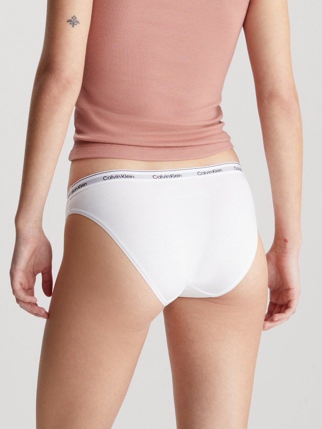 Calvin Klein Underwear Bikinislip »3 PACK BIKINI (LOW-RISE)« 3 Stk. Low Rise mit Logobund