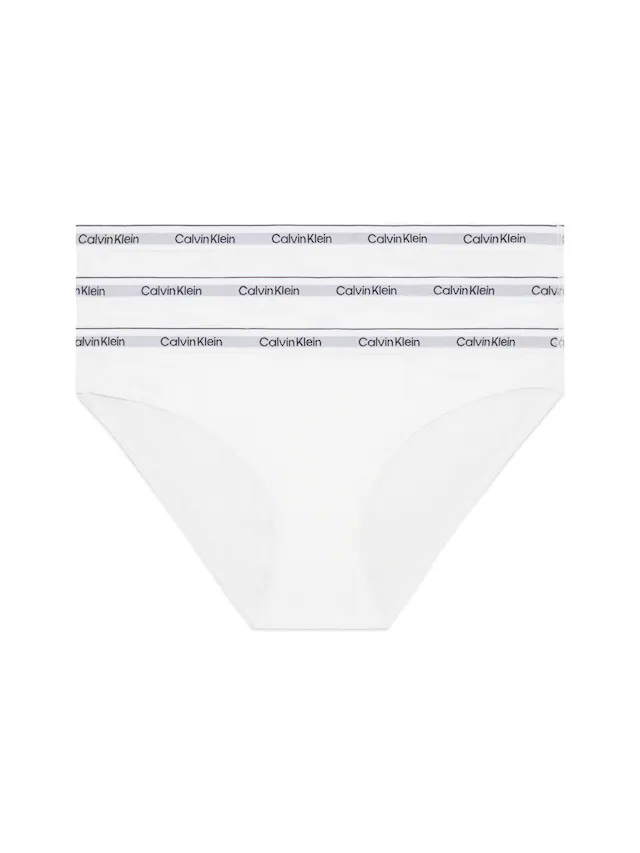 Calvin Klein Underwear Bikinislip »3 PACK BIKINI (LOW-RISE)« 3 Stk. Low Rise mit Logobund