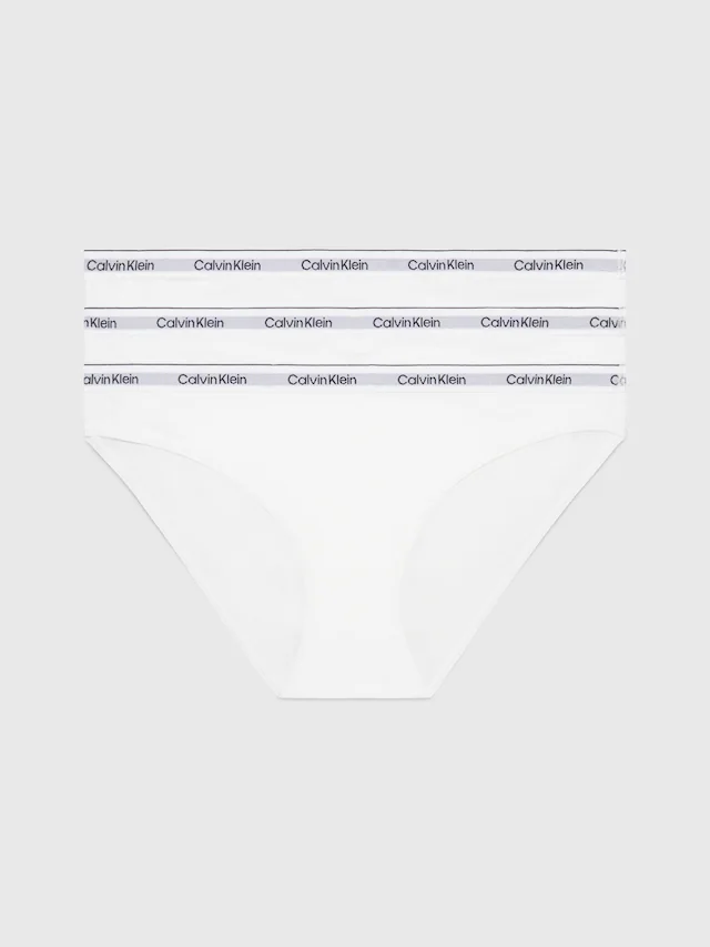 Calvin Klein Underwear Bikinislip »3 PACK BIKINI (LOW-RISE)« 3 Stk. Low Rise mit Logobund