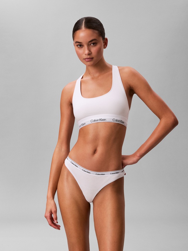 Calvin Klein Underwear Tanga »3 PACK THONG (LOW-RISE)« 3 Stk. String low waist mit Logobund