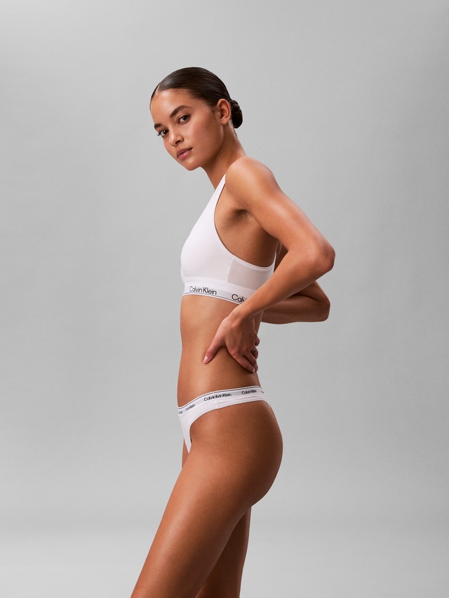 Calvin Klein Underwear Tanga »3 PACK THONG (LOW-RISE)« 3 Stk. String low waist mit Logobund