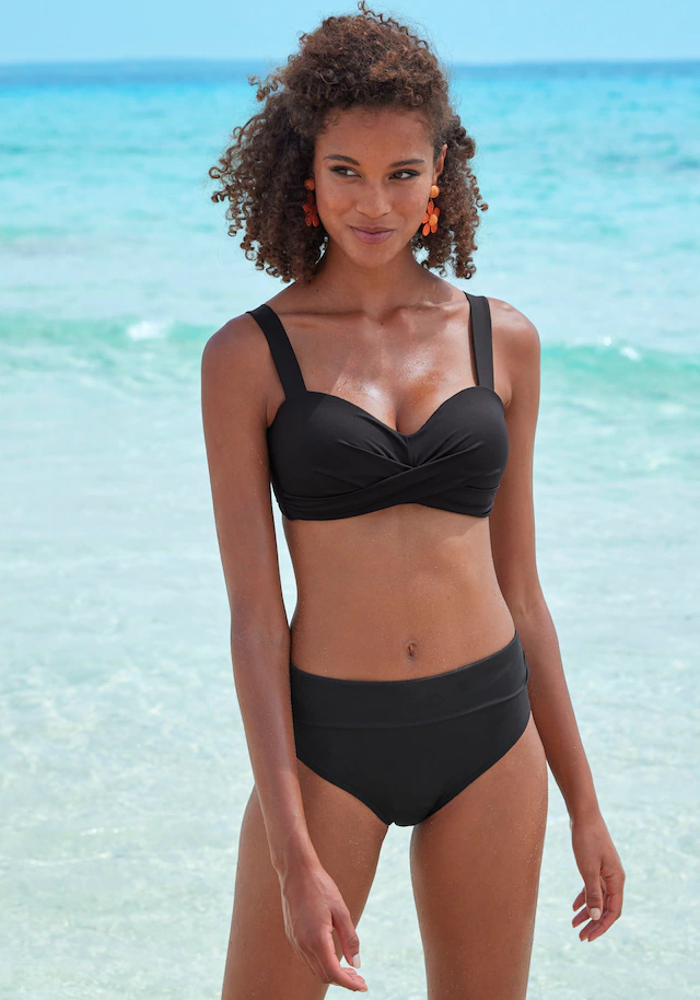 LASCANA Bikini-Hose »Comfy« in höherer Form