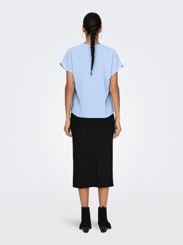 JDY Shirtbluse »JDYLION LIFE S/S TOP WVN NOOS« Polyester, regular fit