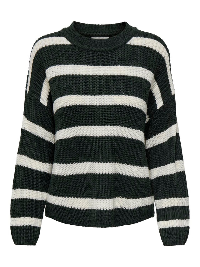 JDY Strickpullover »JDYJUSTY L/S STRIPE PULLOVER KNT NOOS«