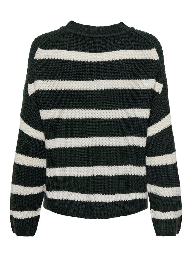 JDY Strickpullover »JDYJUSTY L/S STRIPE PULLOVER KNT NOOS«
