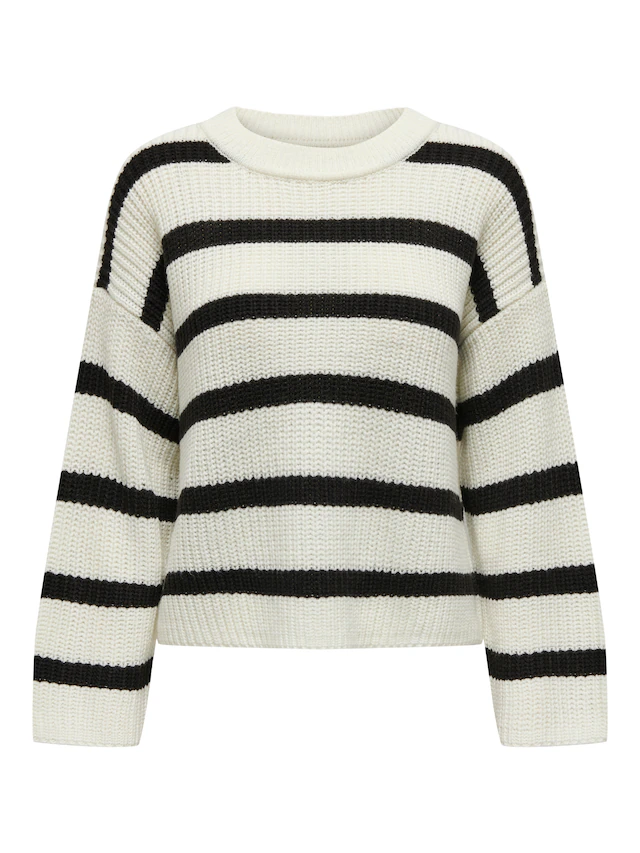 JDY Strickpullover »JDYJUSTY L/S STRIPE PULLOVER KNT NOOS«