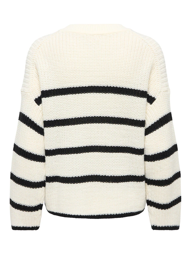 JDY Strickpullover »JDYJUSTY L/S STRIPE PULLOVER KNT NOOS«