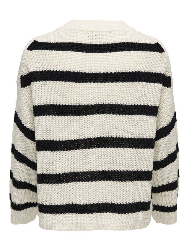 JDY Strickpullover »JDYJUSTY L/S STRIPE PULLOVER KNT NOOS«