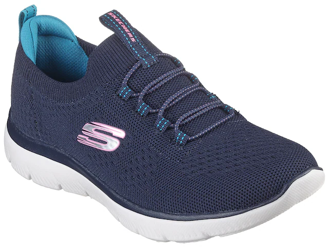 Skechers Slip-On Sneaker »SUMMITS« , Freizeitschuh, Halbschuh, Slipper mit flexibler Traktionslaufsohle