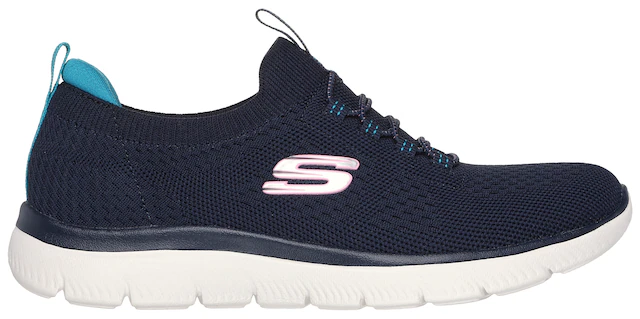Skechers Slip-On Sneaker »SUMMITS« , Freizeitschuh, Halbschuh, Slipper mit flexibler Traktionslaufsohle