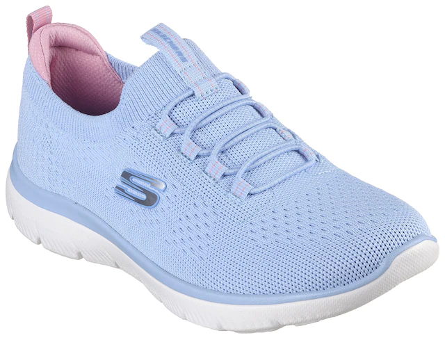 Skechers Slip-On Sneaker »SUMMITS« , Freizeitschuh, Halbschuh, Slipper mit flexibler Traktionslaufsohle