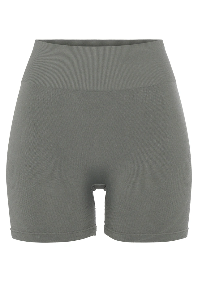 LASCANA Funktionsshorts »Po Push Up« Seamless-Shorts mit Rippstruktur und Shaping-Effekt, Sportshorts