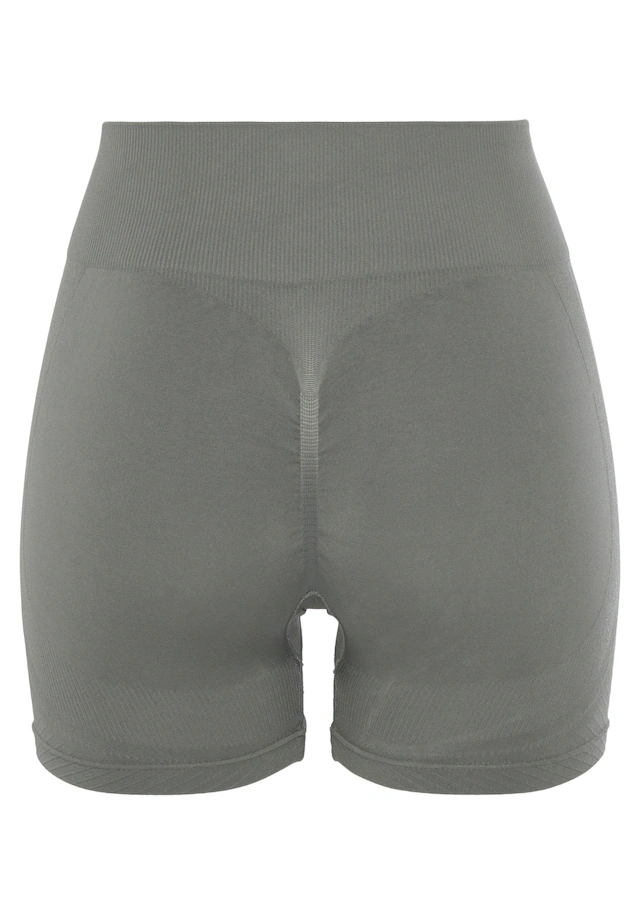 LASCANA Funktionsshorts »Po Push Up« Seamless-Shorts mit Rippstruktur und Shaping-Effekt, Sportshorts